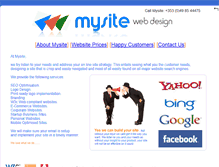 Tablet Screenshot of mysite.ie